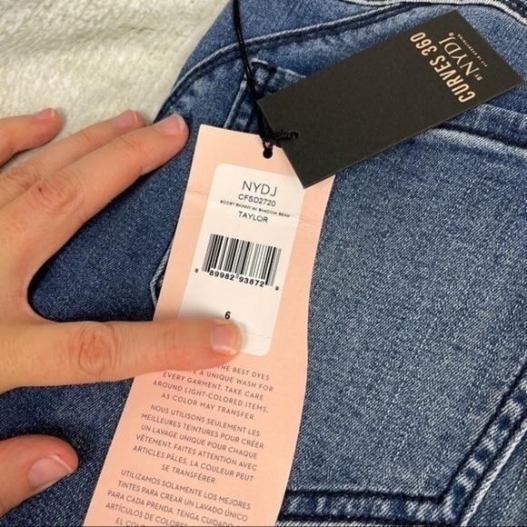 NYDJ Taylor Boost Skinny Shadow Seam Jeans 6 - Picture 12 of 13